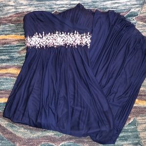 ‼️SEND OFFERS‼️ Navy Strapless Dress